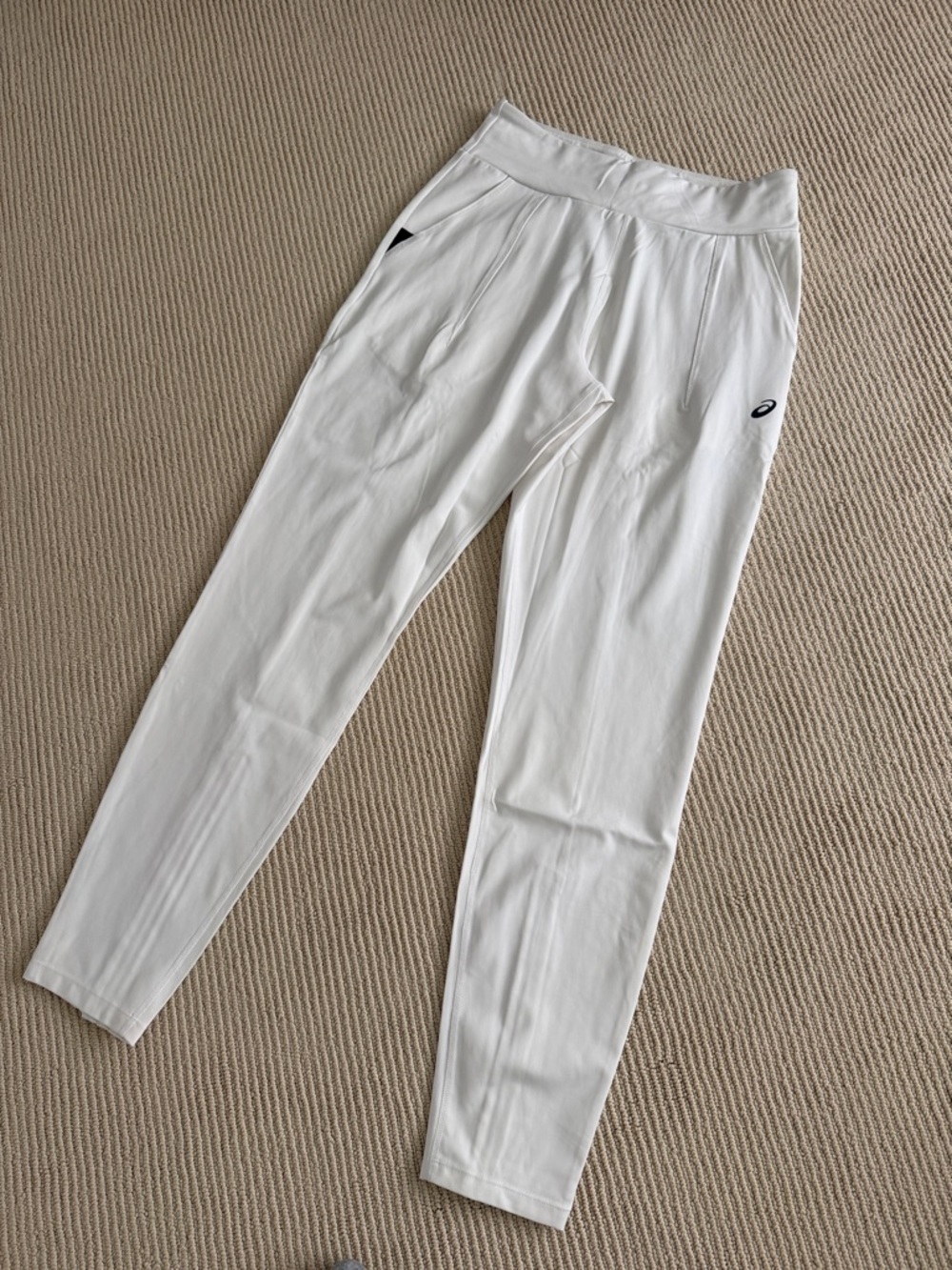 Asics White Women's Performance Joggers